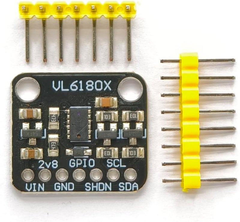 TIC TOC Store 2pcs VL6180X Distance Sensor Module – 5mm-100mm Optical Ranging, I2C Interface, 3.3V/5V Compatible for Arduino - Image 1